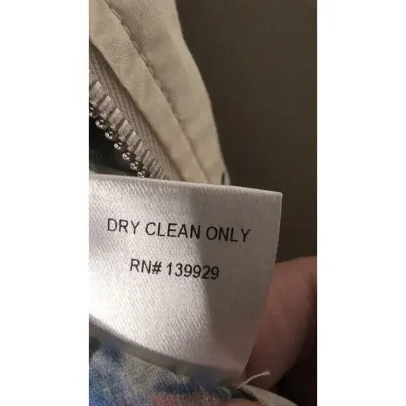 Adam Lippes Botanical Floral Zip Front Fit & Flare Jacket Size M - Picture 11 of 11